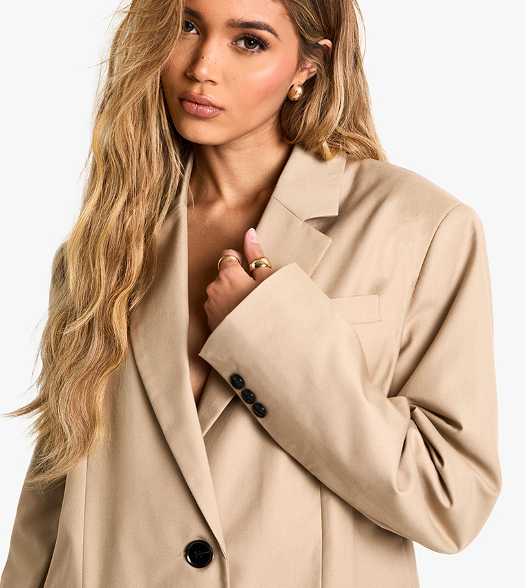 Single Breasted Oversized Blazer