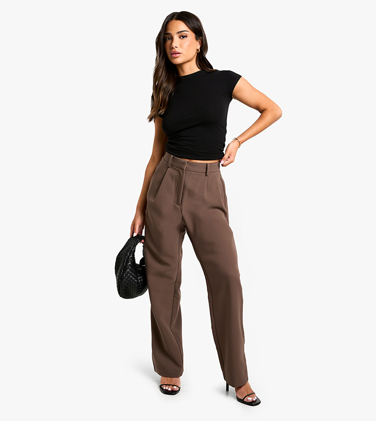 Petite Essential Relaxed Fit Trousers