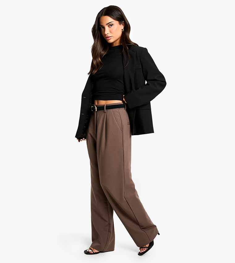 Petite Essential Relaxed Fit Trousers
