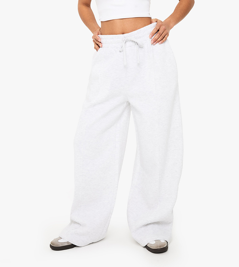 Petite Pintuck Detail Straight Leg Sweatpants