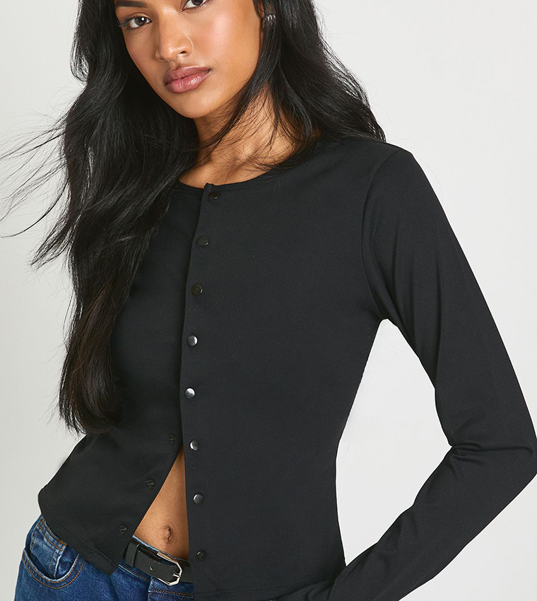 boohoo  Casual Tops - Black Casual Tops