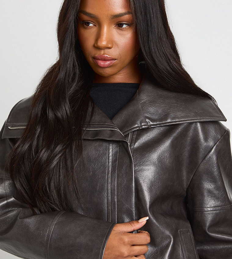 boohoo  Casual Jackets - Brown Casual Jackets