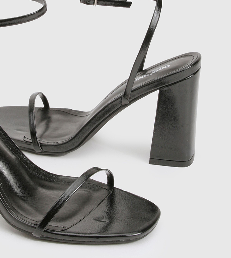 Wide Fit Block Heel Sandals