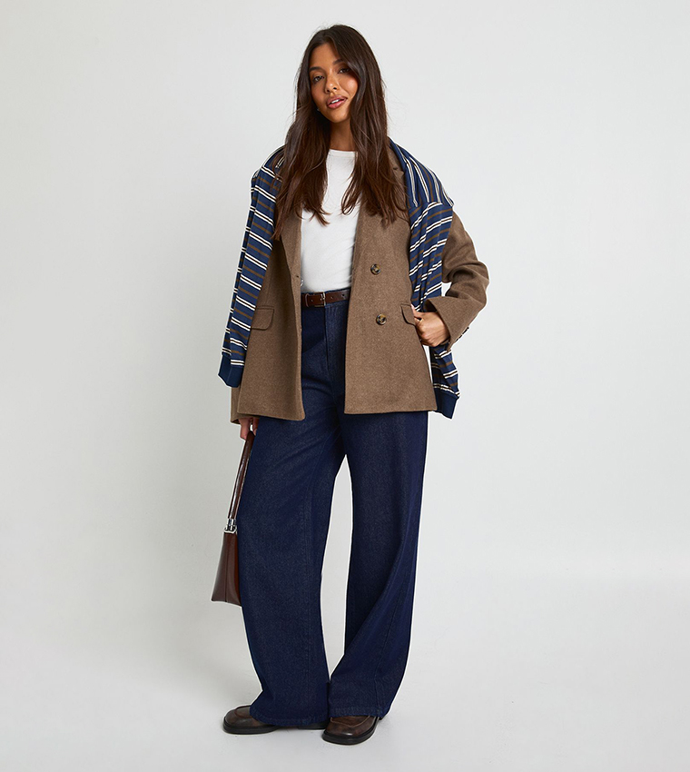 Wool Oversized Tailored Blazer