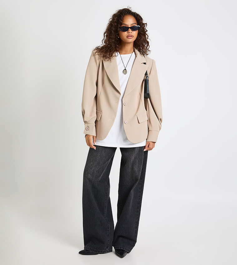 Volume Sleeves Tailored Blazer