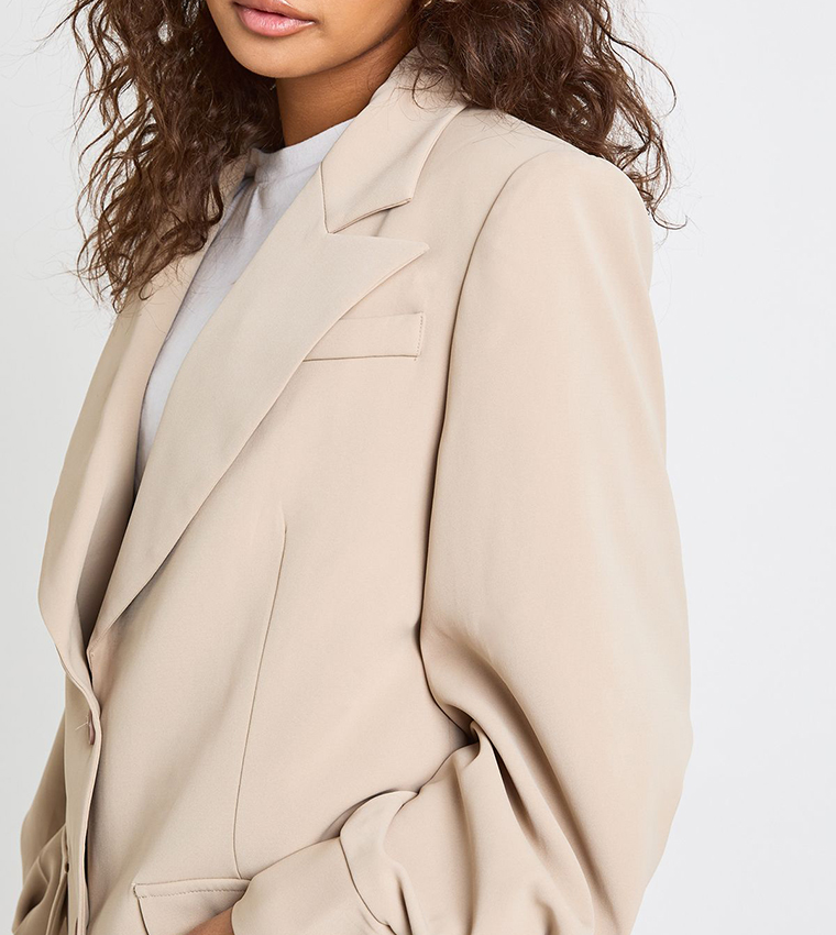 Volume Sleeves Tailored Blazer
