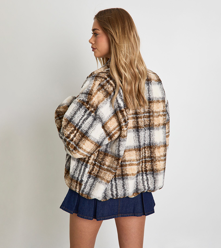 جاكيت تيدي كاروهات 