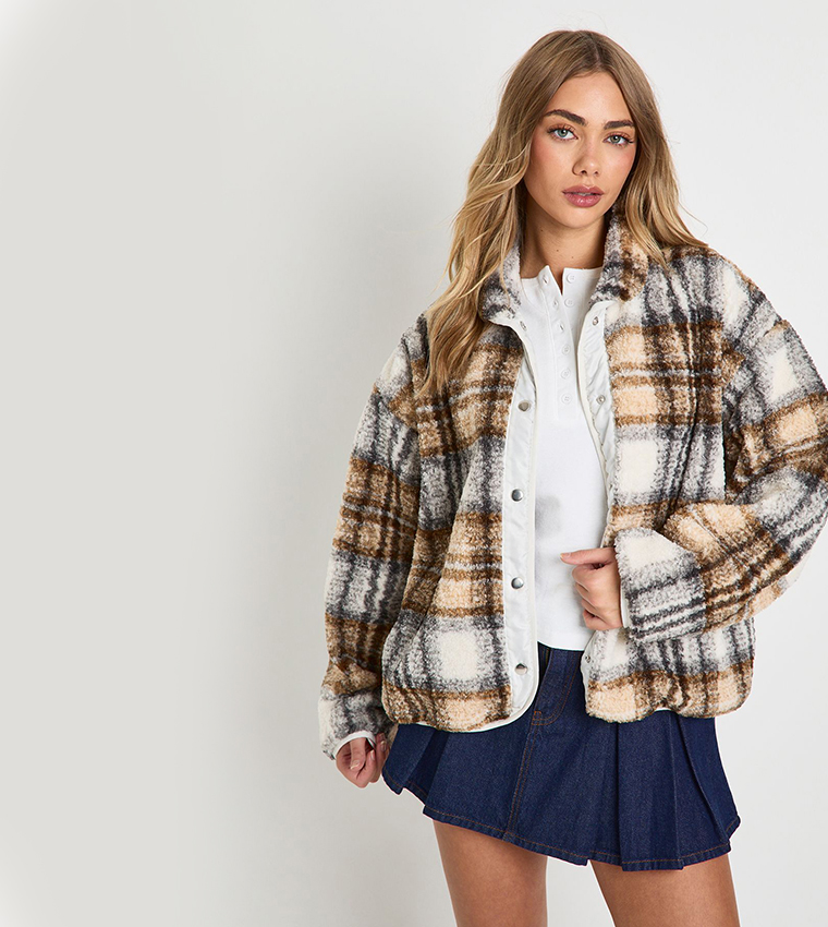 جاكيت تيدي كاروهات 