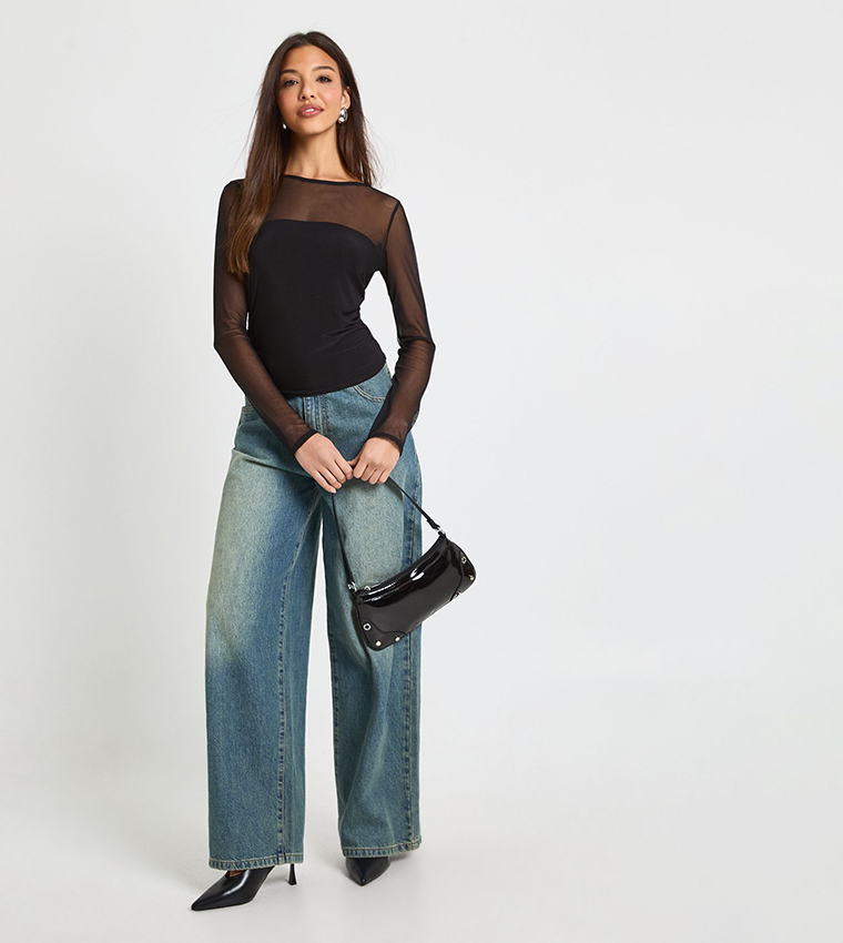 بوهو  توبات كاجوال  - أسود Casual Tops