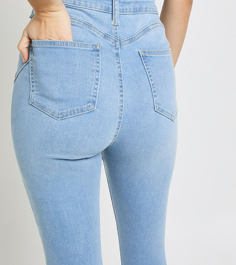High Waist Booty Lifting Skinny Fit Jeans