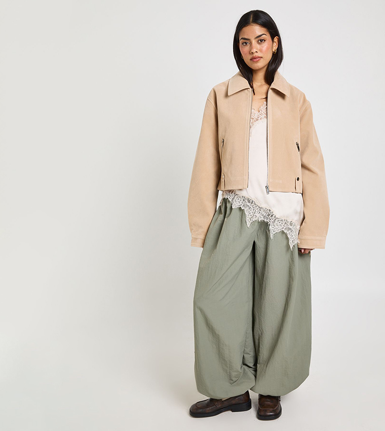 boohoo  Casual Jackets - Beige Casual Jackets