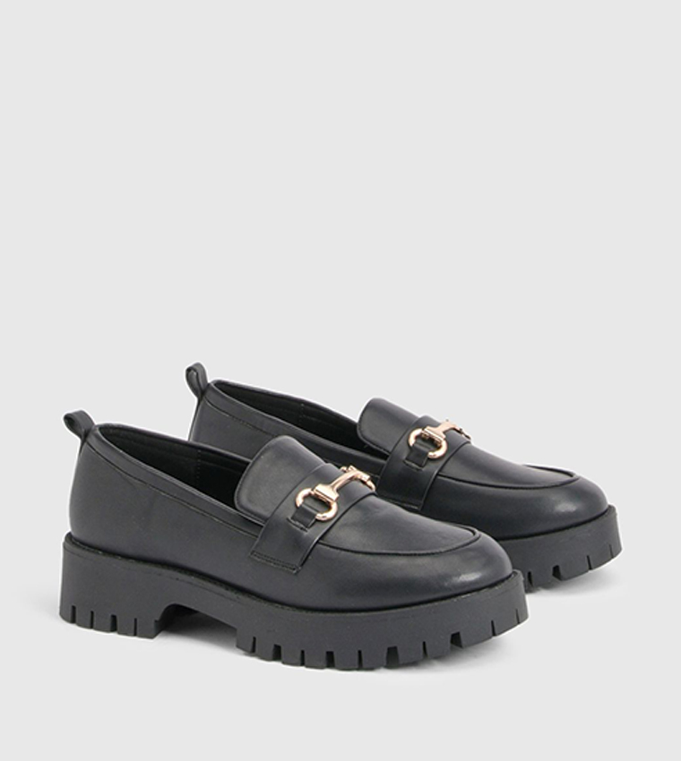 Chunky T-Bar Loafers