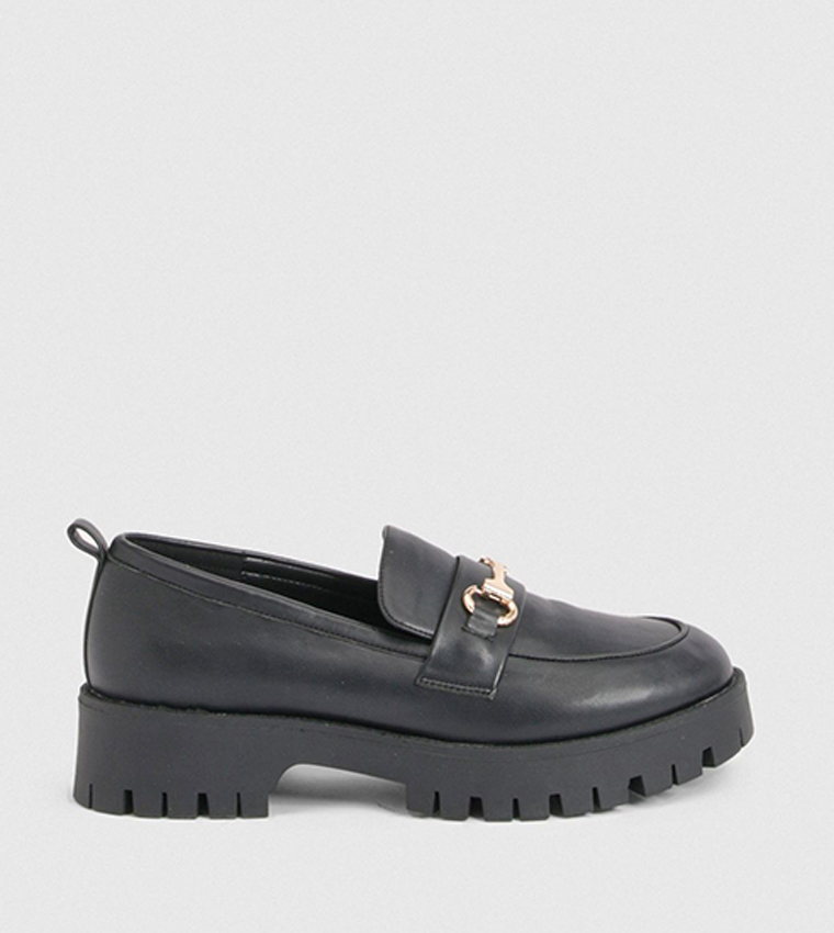 Chunky T-Bar Loafers