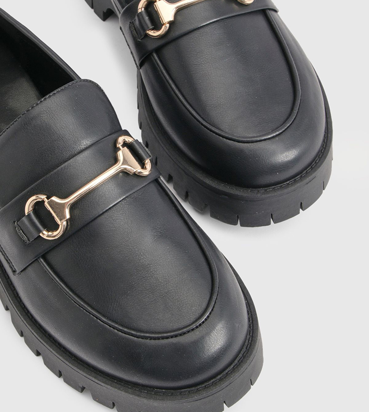 Chunky T-Bar Loafers