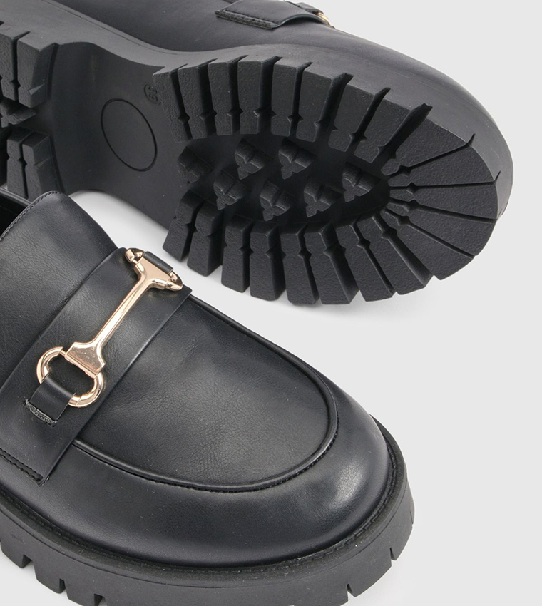 Chunky T-Bar Loafers