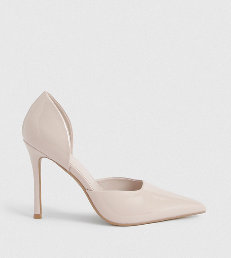 Wide Fit Cut-Out Pointed Toe Pumps