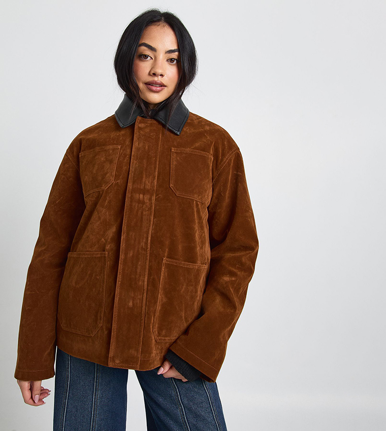 boohoo  Casual Jackets - Rust Casual Jackets