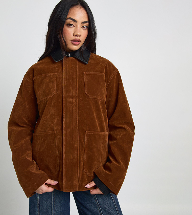 boohoo  Casual Jackets - Rust Casual Jackets