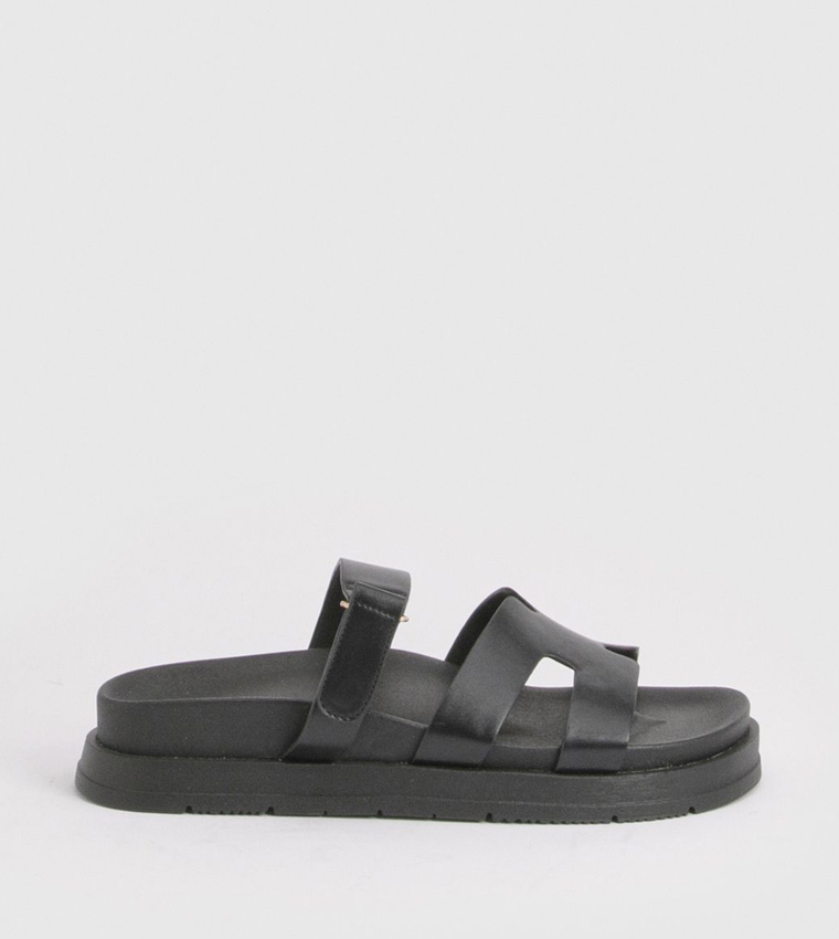 Cut-Out Detail Platform Sandals