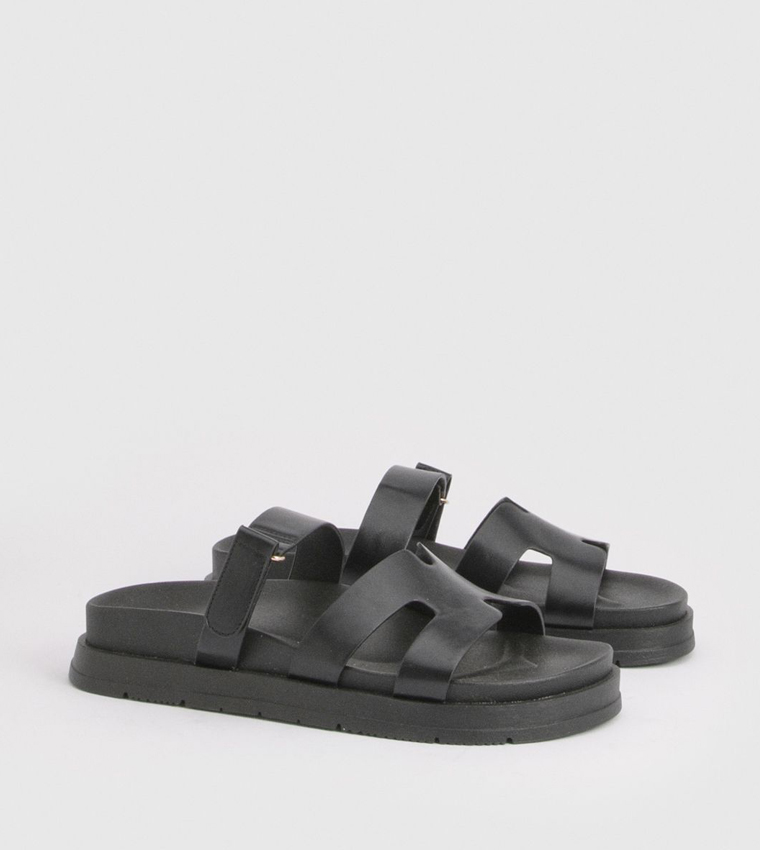 Cut-Out Detail Platform Sandals