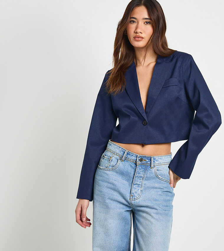boohoo  Blazers - Navy Blazers