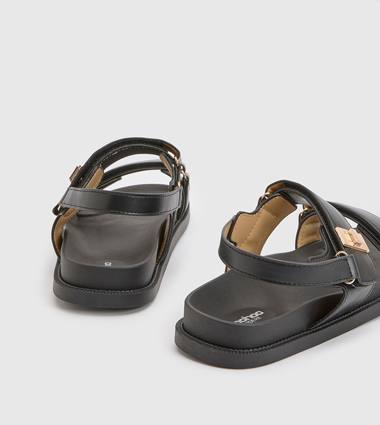boohoo  Flat Sandals - BLACK Flat Sandals