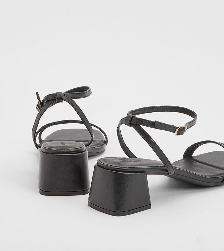 Double Strap Low Block Heels