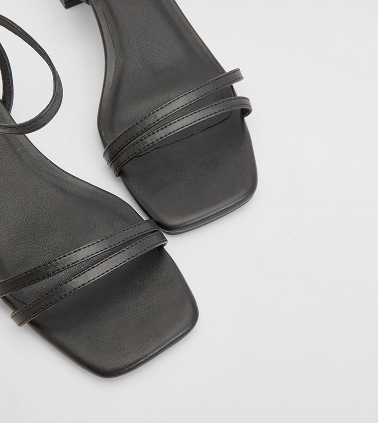 Double Strap Low Block Heels