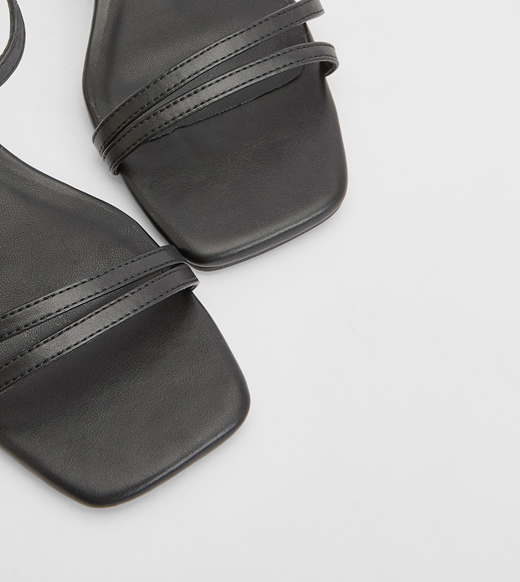 Double Strap Low Block Heels