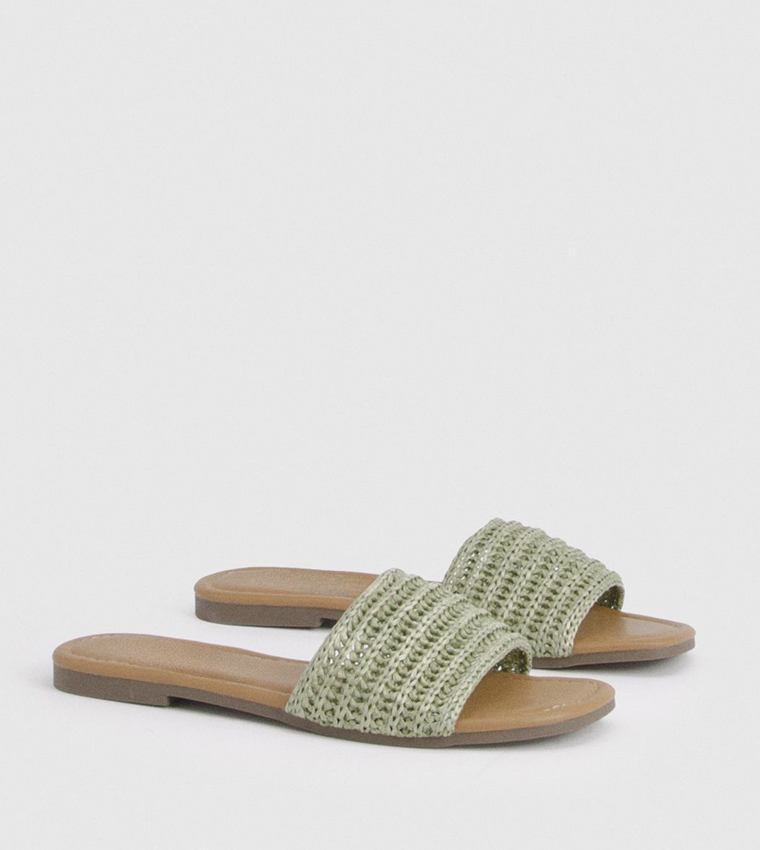 Crochet Open Toe Flat Sandals