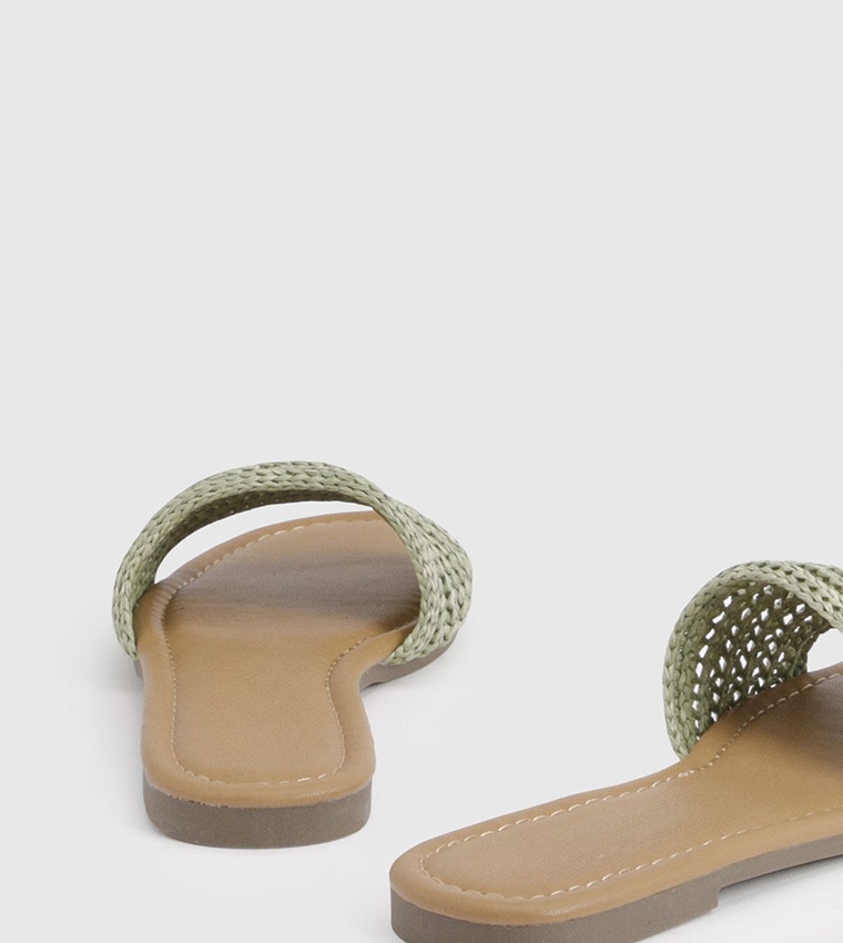 Crochet Open Toe Flat Sandals