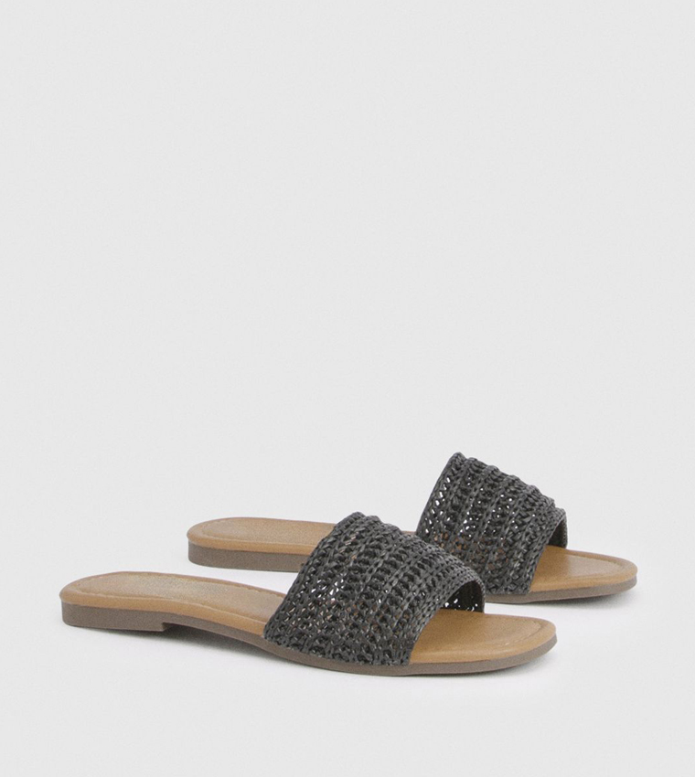 Crochet Open Toe Flat Sandals