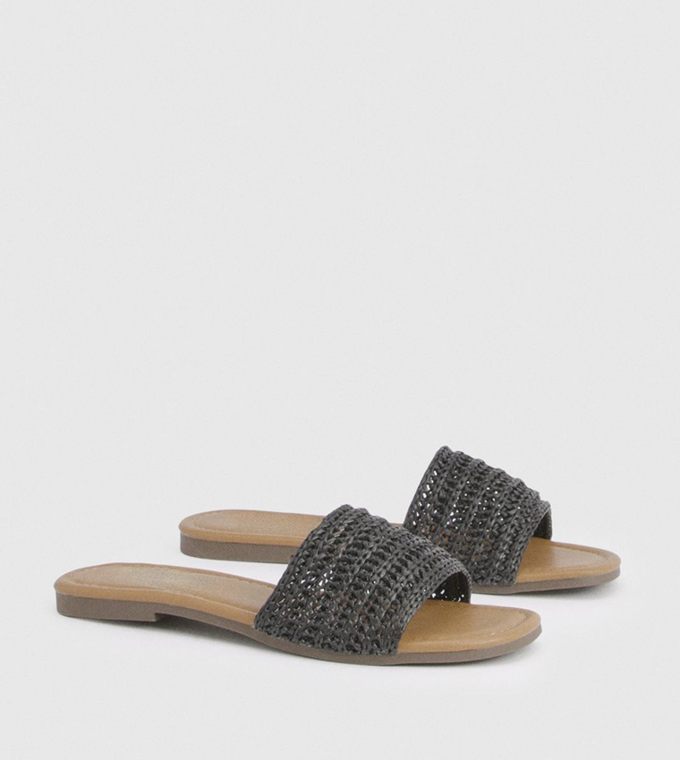 Crochet Open Toe Flat Sandals