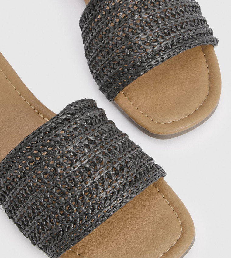 Crochet Open Toe Flat Sandals