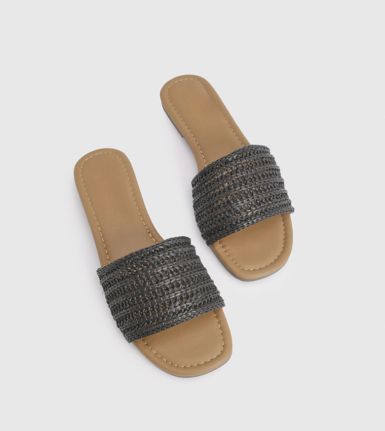 Crochet Open Toe Flat Sandals