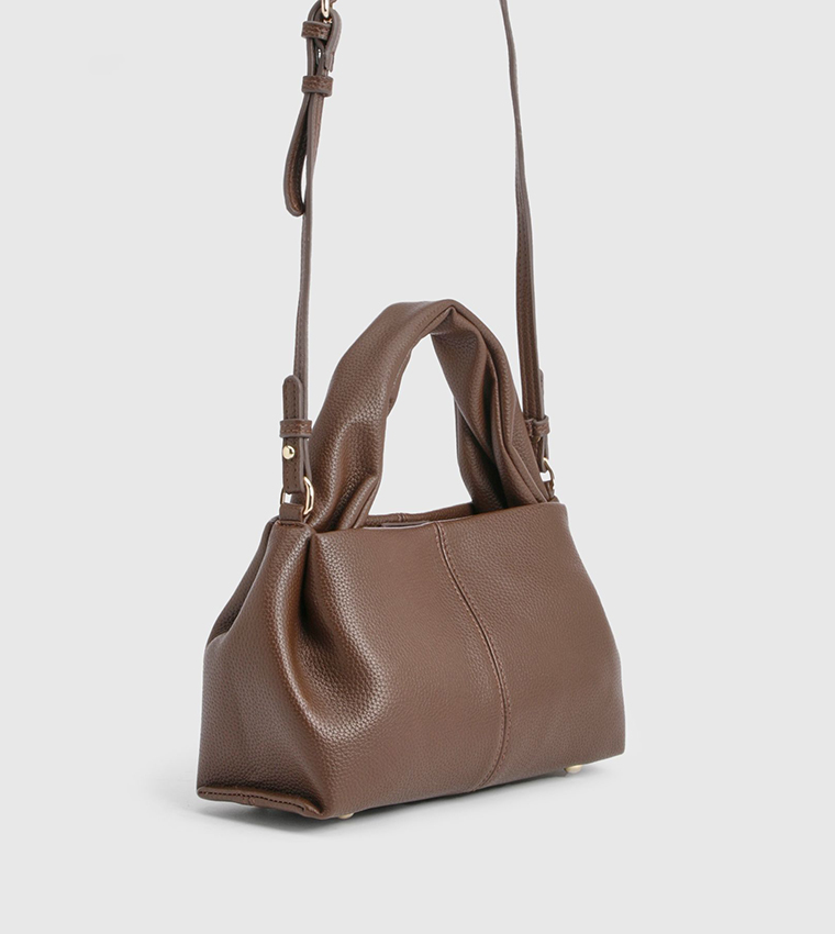 Slouchy Handheld Bag with Detachable Strap