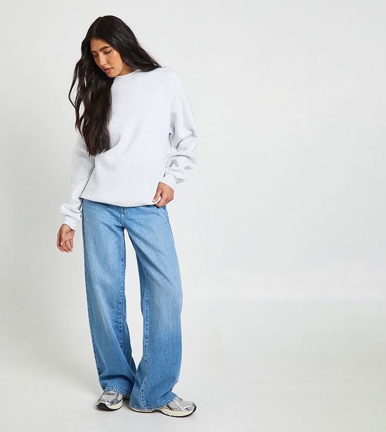 Tall Raglan Seam Oversized Sweatshirt