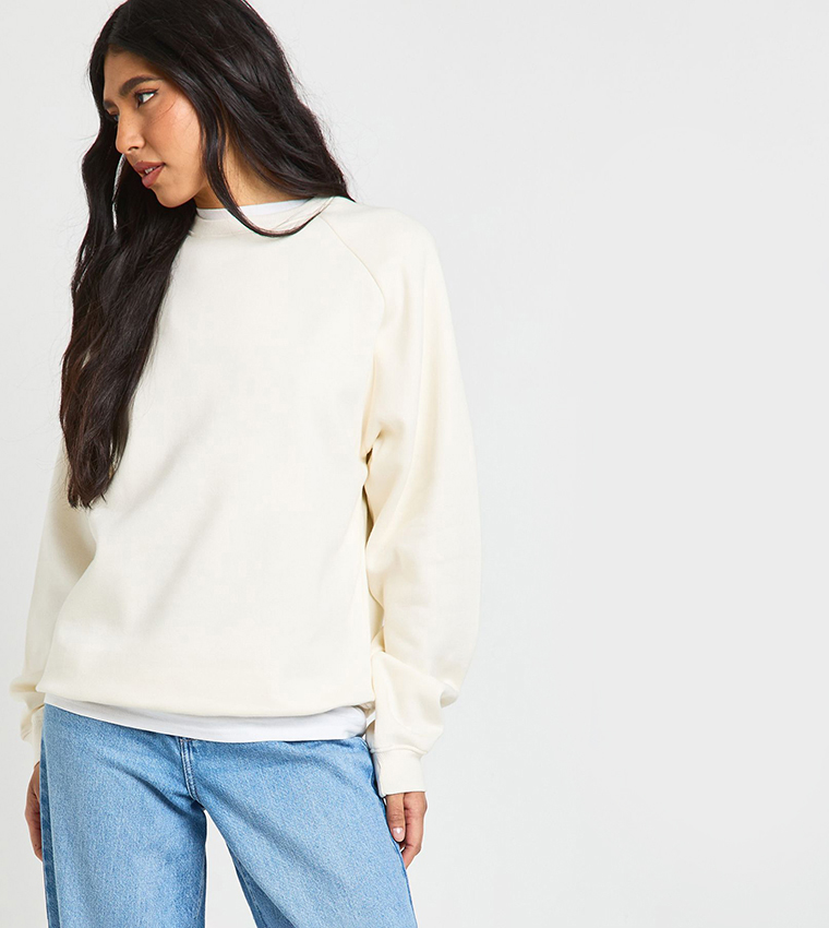 Tall Raglan Seam Oversized Sweatshirt