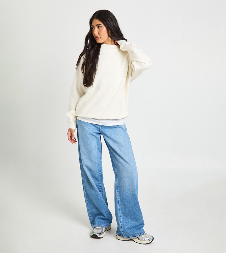 Tall Raglan Seam Oversized Sweatshirt