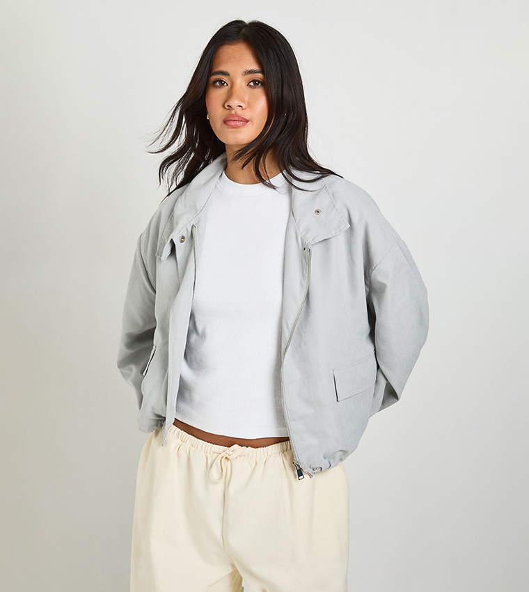 boohoo  Casual Jackets - Blue Casual Jackets