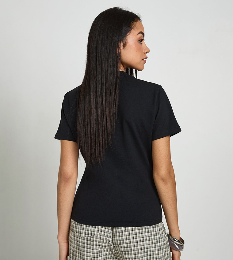 Cinched Waist Boxy T-Shirt