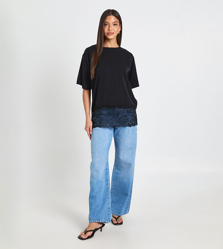 بوهو  توبات كاجوال  - أسود Casual Tops