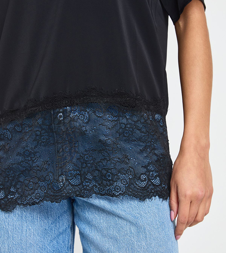 بوهو  توبات كاجوال  - أسود Casual Tops