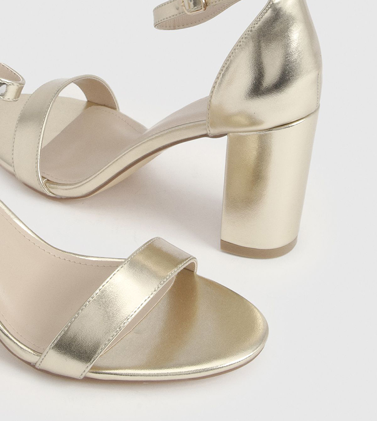 Ankle Strap Block Heel Sandals