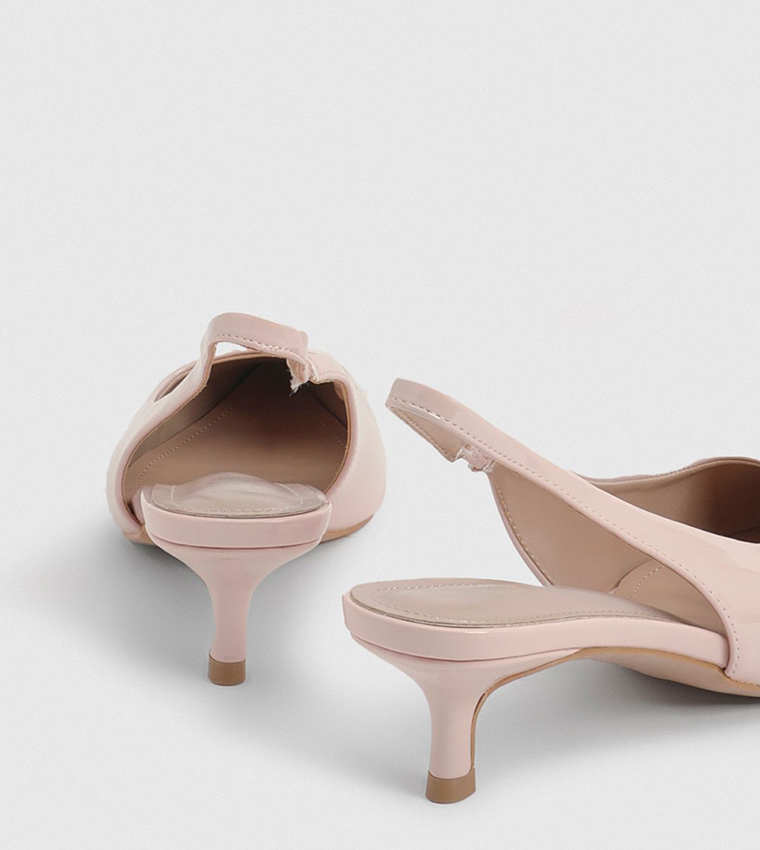 Slingback Kitten Heel Pumps