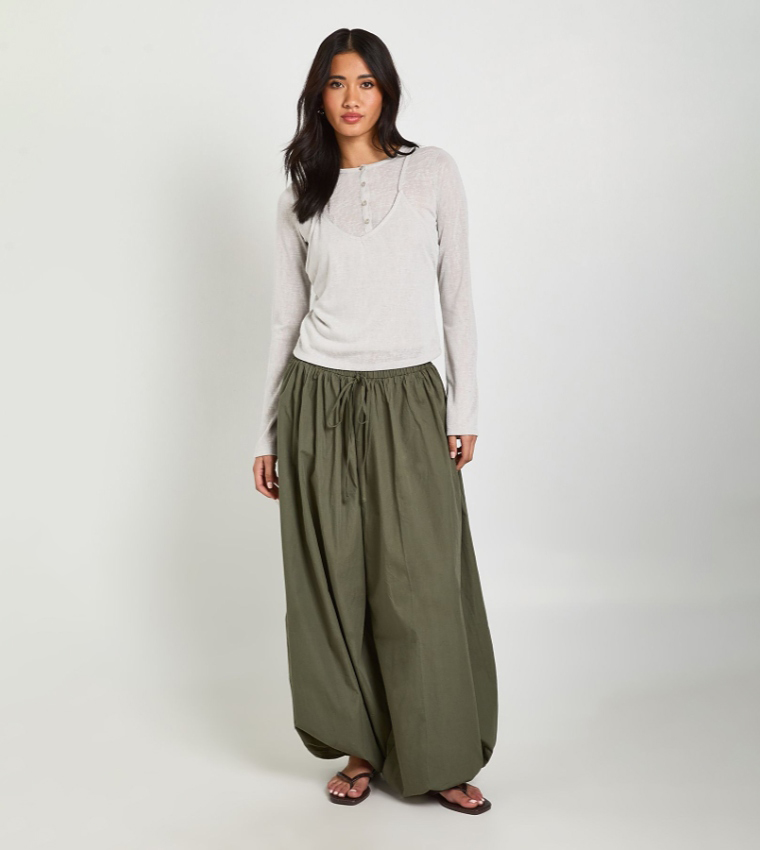 بوهو  توبات كاجوال  - رمادي Casual Tops