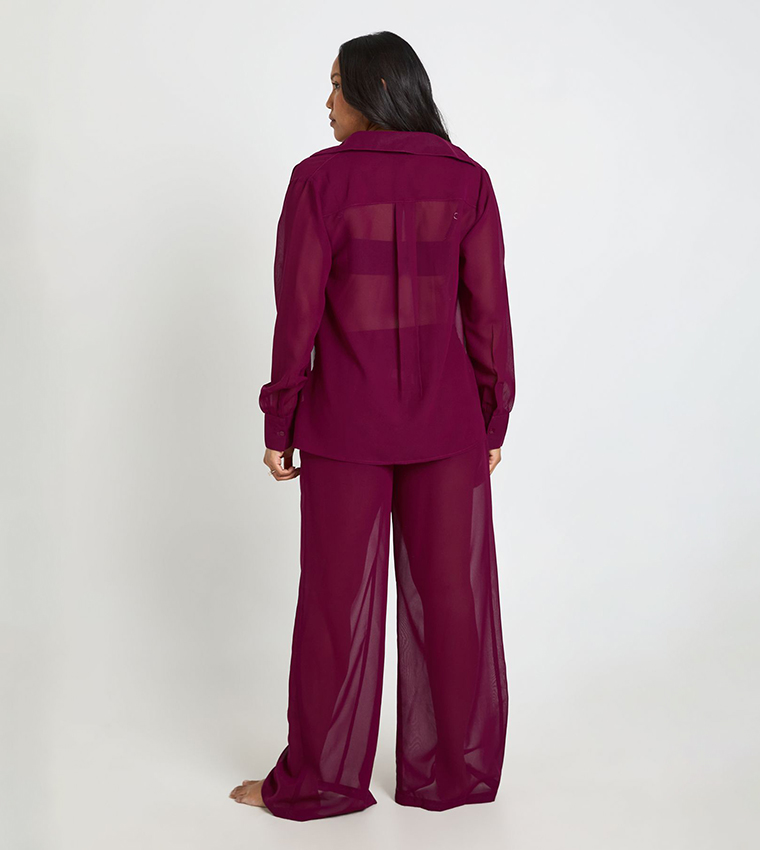 Maternity Chiffon Beach Trousers