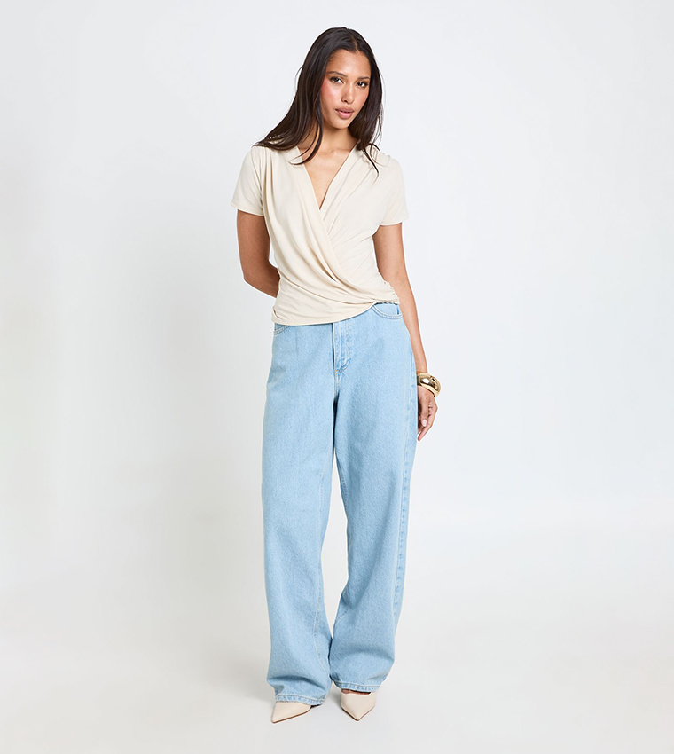 بوهو  توبات كاجوال  - بيج Casual Tops