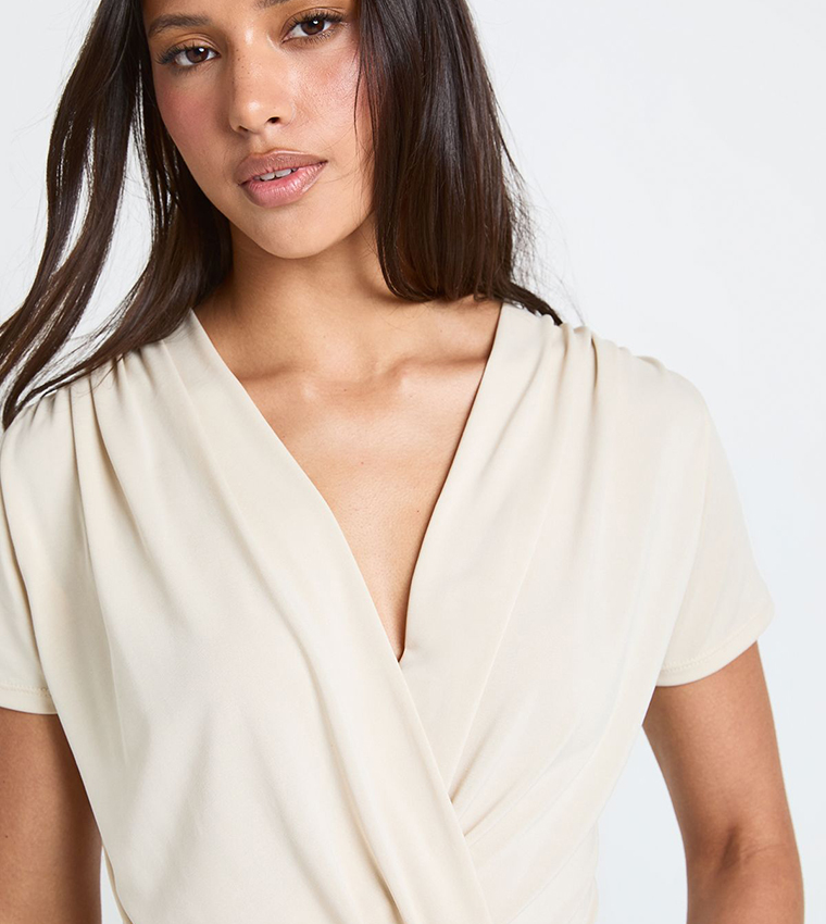 بوهو  توبات كاجوال  - بيج Casual Tops