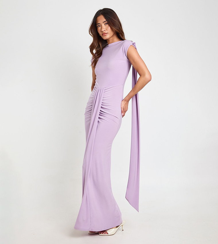 chinese dress ladies Amazon.com: Flowy Purple Maxi Dress with Halter Neckline, Floor Length :  Clothing, Shoes & Jewelry